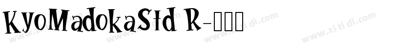 KyoMadokaStd R字体转换